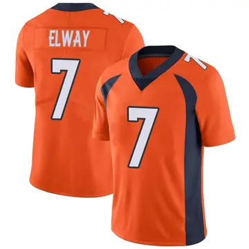 Nike John Elway Youth Limited Denver Broncos Orange Team Color Vapor Untouchable Jersey