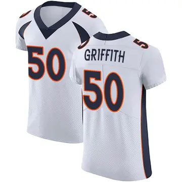 Nike Jonas Griffith Men's Elite Denver Broncos White Vapor Untouchable Jersey