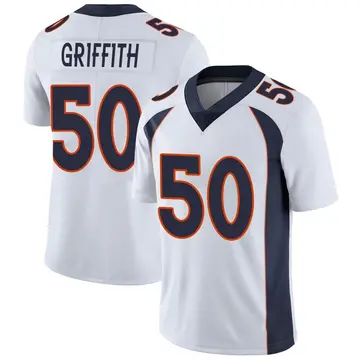 Nike Jonas Griffith Youth Limited Denver Broncos White Vapor Untouchable Jersey