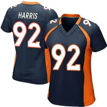 Nike Jonathan Harris Women's Game Denver Broncos Navy Blue Alternate Jersey