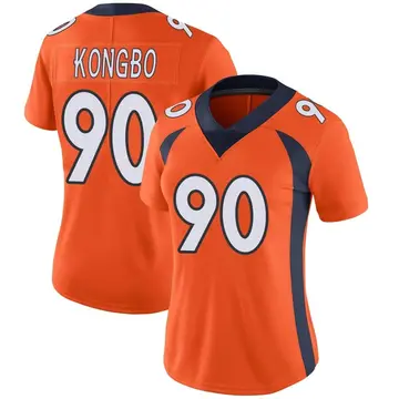 Nike Jonathan Kongbo Women's Limited Denver Broncos Orange Team Color Vapor Untouchable Jersey