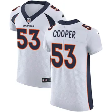 Nike Jonathon Cooper Men's Elite Denver Broncos White Vapor Untouchable Jersey