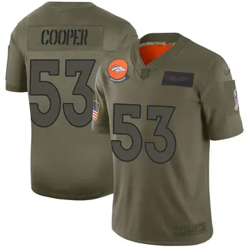 Nike Jonathon Cooper Men's Limited Denver Broncos Camo 2019 Salute to Service Jersey