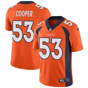 Nike Jonathon Cooper Men's Limited Denver Broncos Orange Team Color Vapor Untouchable Jersey