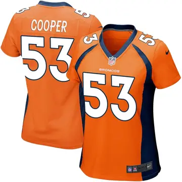 Nike Jonathon Cooper Women's Game Denver Broncos Orange Team Color Jersey