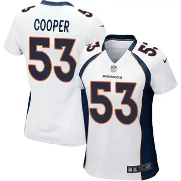 Nike Jonathon Cooper Women's Game Denver Broncos White Jersey