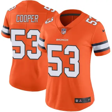Nike Jonathon Cooper Women's Limited Denver Broncos Orange Color Rush Vapor Untouchable Jersey