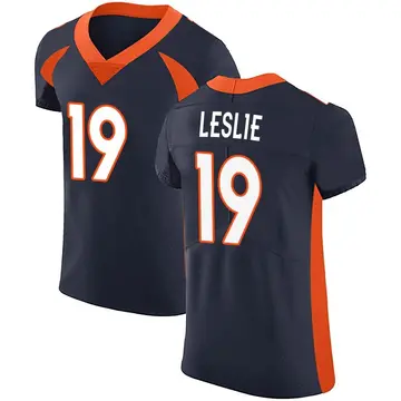 Nike Jordan Leslie Men's Elite Denver Broncos Navy Alternate Vapor Untouchable Jersey