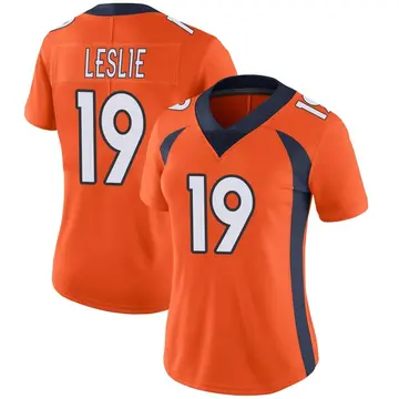 Nike Jordan Leslie Women's Limited Denver Broncos Orange Team Color Vapor Untouchable Jersey