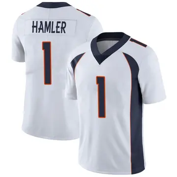 Nike KJ Hamler Youth Limited Denver Broncos White Vapor Untouchable Jersey