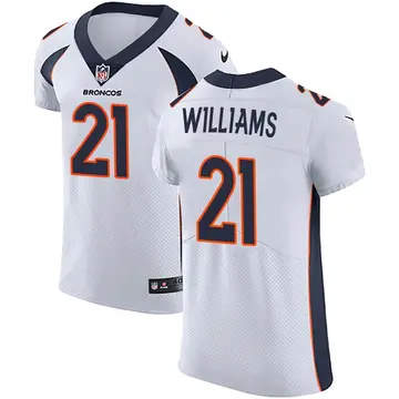 Nike K'Waun Williams Men's Elite Denver Broncos White Vapor Untouchable Jersey