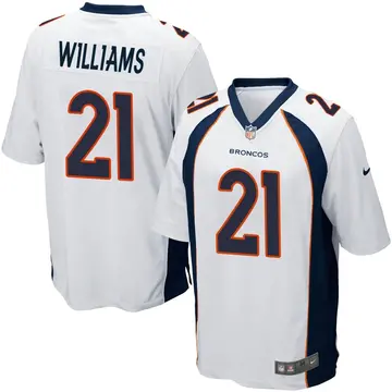 Nike K'Waun Williams Men's Game Denver Broncos White Jersey