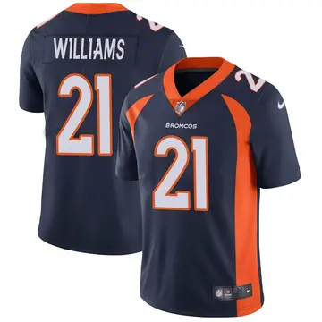 Nike K'Waun Williams Men's Limited Denver Broncos Navy Vapor Untouchable Jersey