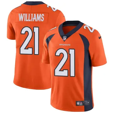 Nike K'Waun Williams Men's Limited Denver Broncos Orange Team Color Vapor Untouchable Jersey