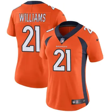 Nike K'Waun Williams Women's Limited Denver Broncos Orange Team Color Vapor Untouchable Jersey