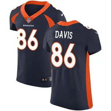 Nike Kaden Davis Men's Elite Denver Broncos Navy Alternate Vapor Untouchable Jersey