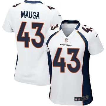 Nike Kana'i Mauga Women's Game Denver Broncos White Jersey