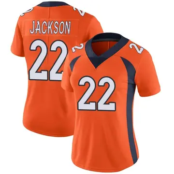 Nike Kareem Jackson Women's Limited Denver Broncos Orange Team Color Vapor Untouchable Jersey