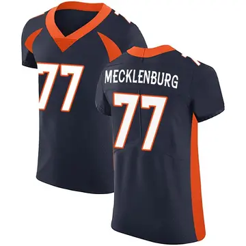 Nike Karl Mecklenburg Men's Elite Denver Broncos Navy Alternate Vapor Untouchable Jersey