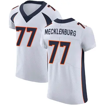 Nike Karl Mecklenburg Men's Elite Denver Broncos White Vapor Untouchable Jersey