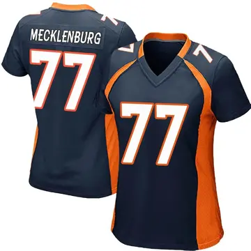 Nike Karl Mecklenburg Women's Game Denver Broncos Navy Blue Alternate Jersey