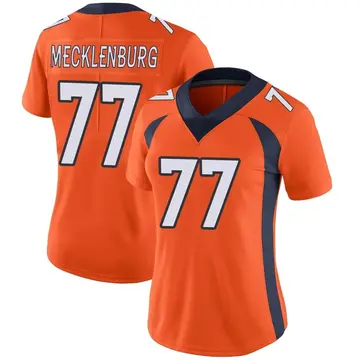 Nike Karl Mecklenburg Women's Limited Denver Broncos Orange Team Color Vapor Untouchable Jersey