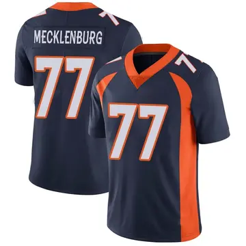 Nike Karl Mecklenburg Youth Limited Denver Broncos Navy Vapor Untouchable Jersey