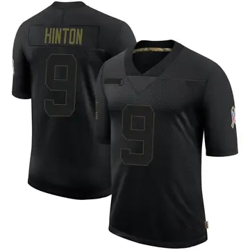 Nike Kendall Hinton Men's Limited Denver Broncos Black 2020 Salute To Service Jersey