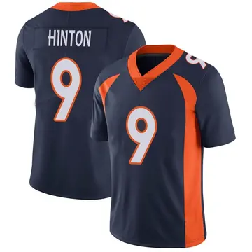 Nike Kendall Hinton Men's Limited Denver Broncos Navy Vapor Untouchable Jersey