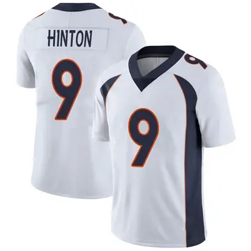 Nike Kendall Hinton Men's Limited Denver Broncos White Vapor Untouchable Jersey