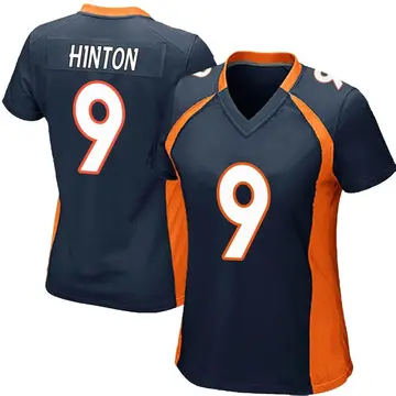 Nike Kendall Hinton Women's Game Denver Broncos Navy Blue Alternate Jersey