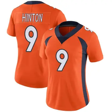 Nike Kendall Hinton Women's Limited Denver Broncos Orange Team Color Vapor Untouchable Jersey