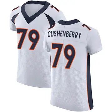 Nike Lloyd Cushenberry III Men's Elite Denver Broncos White Vapor Untouchable Jersey