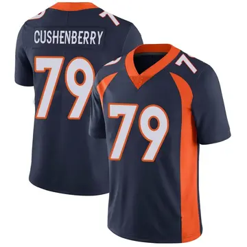 Nike Lloyd Cushenberry III Men's Limited Denver Broncos Navy Vapor Untouchable Jersey