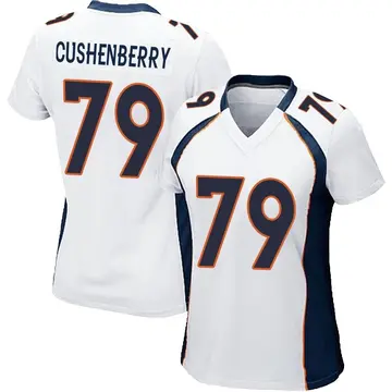 Nike Lloyd Cushenberry III Women's Game Denver Broncos White Jersey
