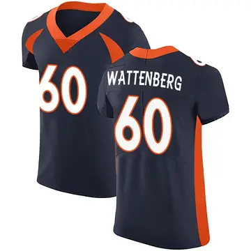 Nike Luke Wattenberg Men's Elite Denver Broncos Navy Alternate Vapor Untouchable Jersey