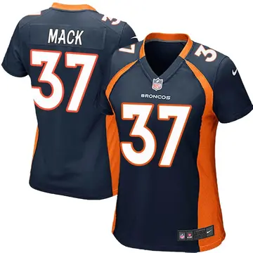 Nike Marlon Mack Women's Game Denver Broncos Navy Blue Alternate Jersey