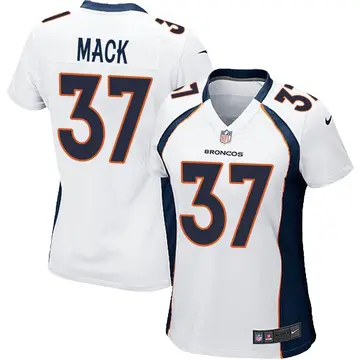 Nike Marlon Mack Women's Game Denver Broncos White Jersey