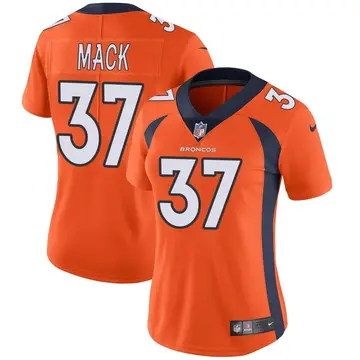 Nike Marlon Mack Women's Limited Denver Broncos Orange Team Color Vapor Untouchable Jersey