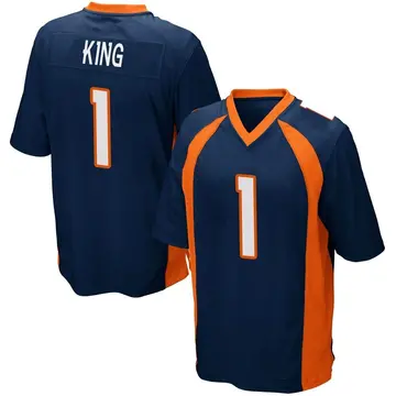 Nike Marquette King Men's Game Denver Broncos Navy Blue Alternate Jersey