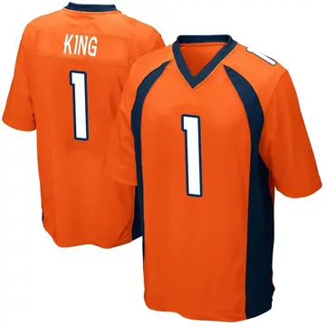 Nike Marquette King Men's Game Denver Broncos Orange Team Color Jersey