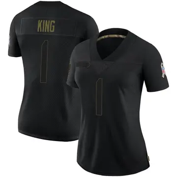 Nike Marquette King Women's Limited Denver Broncos Black 2020 Salute To Service Jersey