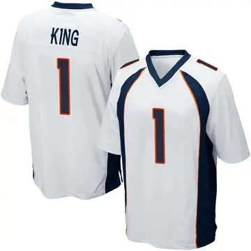 Nike Marquette King Youth Game Denver Broncos White Jersey