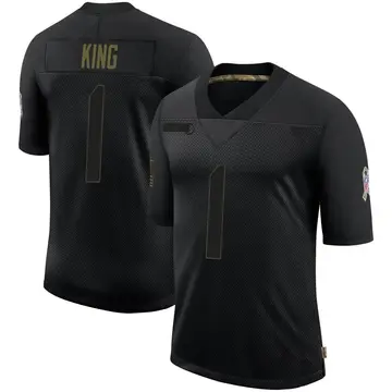 Nike Marquette King Youth Limited Denver Broncos Black 2020 Salute To Service Jersey