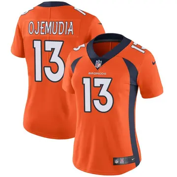 Nike Michael Ojemudia Women's Limited Denver Broncos Orange Team Color Vapor Untouchable Jersey