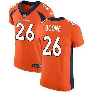 Nike Mike Boone Men's Elite Denver Broncos Orange Team Color Vapor Untouchable Jersey