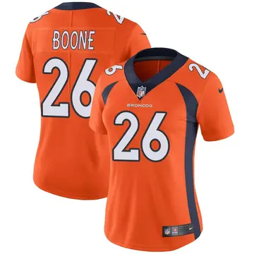 Nike Mike Boone Women's Limited Denver Broncos Orange Team Color Vapor Untouchable Jersey
