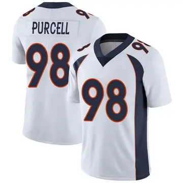 Nike Mike Purcell Men's Limited Denver Broncos White Vapor Untouchable Jersey