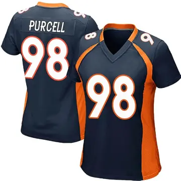 Nike Mike Purcell Women's Game Denver Broncos Navy Blue Alternate Jersey