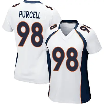 Nike Mike Purcell Women's Game Denver Broncos White Jersey
